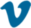 Logo Vimeo, azul